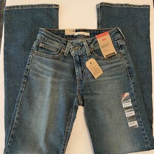 Women's Y2K Levi's Superlow Bootcut Denim Jeans Size 25x32 NWT